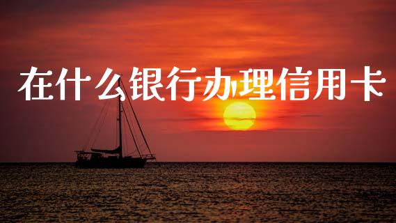 在什么银行办理信用卡_https://m.letulww.com_期货交易软件_第1张