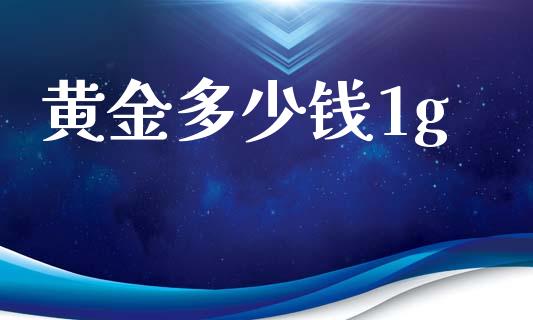 黄金多少钱1g_https://m.letulww.com_期货交易策略_第1张