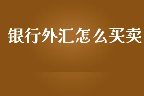 银行外汇怎么买卖_https://m.letulww.com_期货交易软件_第1张