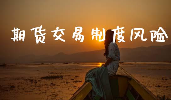 期货交易制度风险_https://m.letulww.com_期货交易软件_第1张