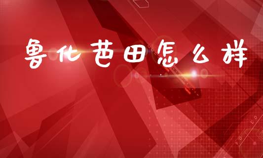 鲁化芭田怎么样_https://m.letulww.com_期货交易策略_第1张