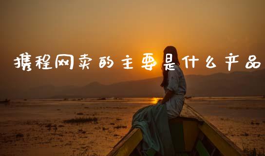 携程网卖的主要是什么产品_https://m.letulww.com_期货开户保证金_第1张