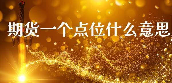 期货一个点位什么意思_https://m.letulww.com_股指期货交易时间_第1张