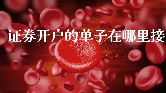 证券开户的单子在哪里接_https://m.letulww.com_期货交易软件_第1张