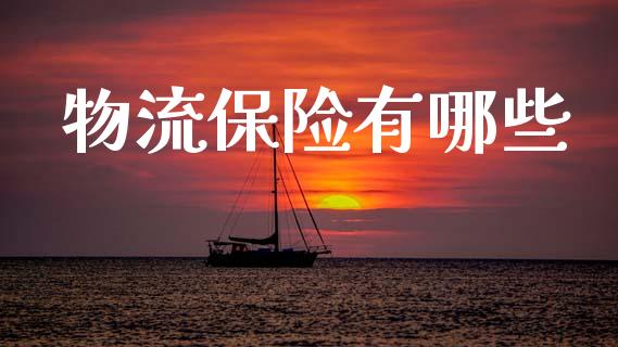 物流保险有哪些_https://m.letulww.com_期货交易软件_第1张