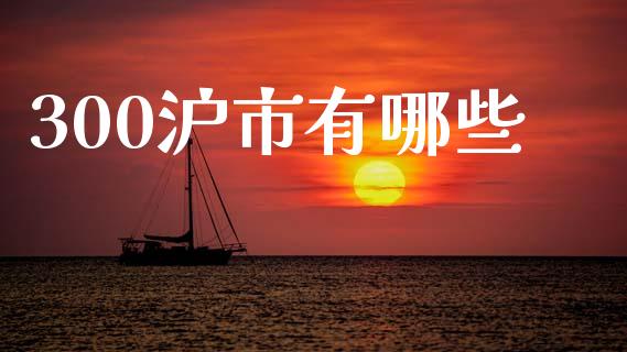 300沪市有哪些_https://m.letulww.com_股指期货交易时间_第1张