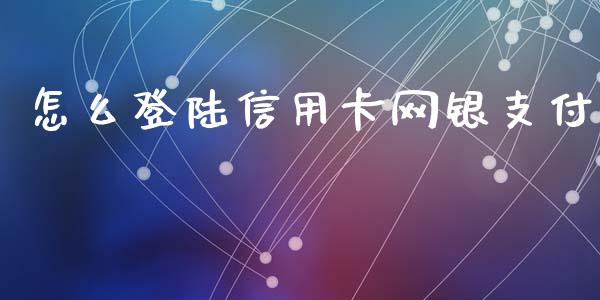 怎么登陆信用卡网银支付_https://m.letulww.com_股指期货交易时间_第1张