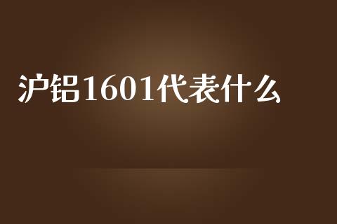 沪铝1601代表什么_https://m.letulww.com_期货交易软件_第1张