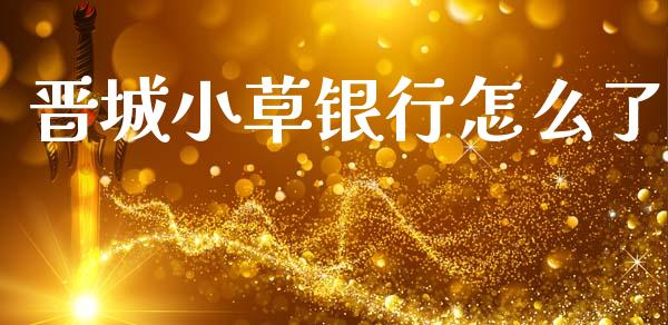 晋城小草银行怎么了_https://m.letulww.com_期货交易策略_第1张