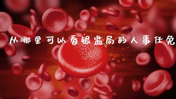 从哪里可以看银监局的人事任免_https://m.letulww.com_期货交易软件_第1张