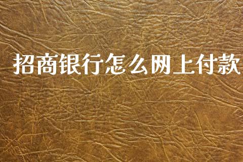 招商银行怎么网上付款_https://m.letulww.com_期货交易策略_第1张