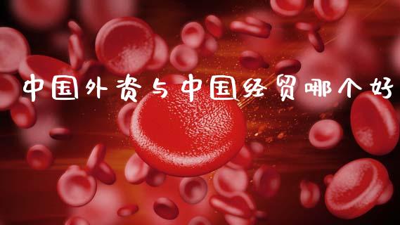 中国外资与中国经贸哪个好_https://m.letulww.com_期货交易策略_第1张