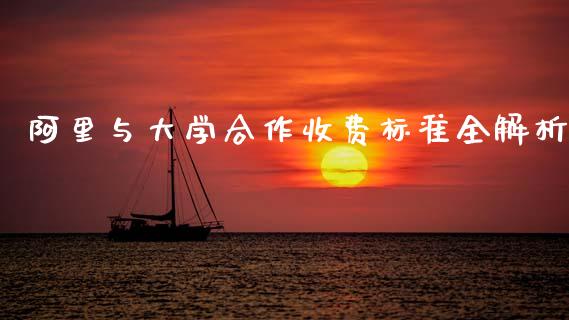 阿里与大学合作收费标准全解析_https://m.letulww.com_股指期货交易时间_第1张