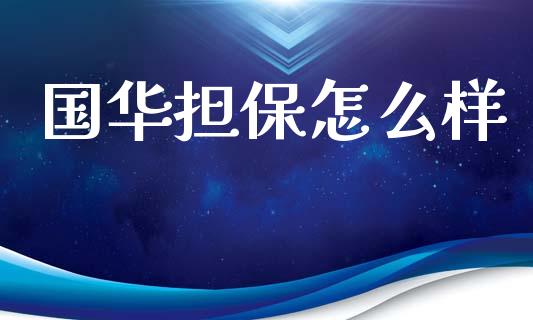 国华担保怎么样_https://m.letulww.com_期货开户保证金_第1张