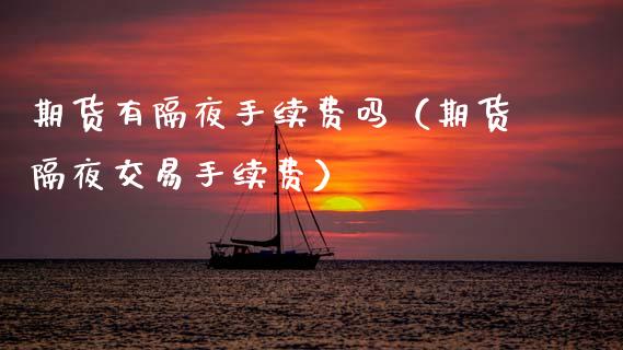 期货有隔夜手续费吗（期货隔夜交易手续费）_https://m.letulww.com_期货交易软件_第1张