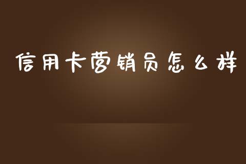 信用卡营销员怎么样_https://m.letulww.com_期货交易软件_第1张