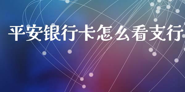 平安银行卡怎么看支行_https://m.letulww.com_期货交易软件_第1张