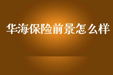 华海保险前景怎么样_https://m.letulww.com_期货交易软件_第1张