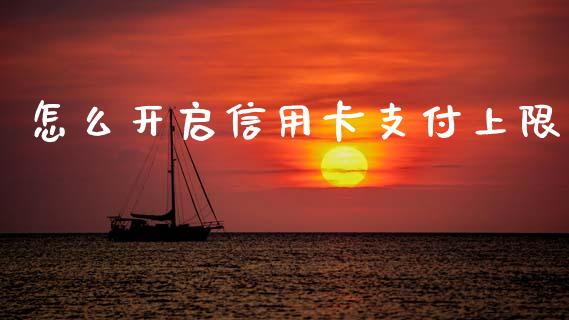 怎么开启信用卡支付上限_https://m.letulww.com_股指期货交易时间_第1张