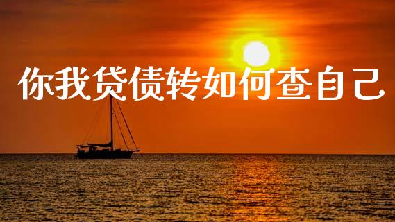你我贷债转如何查自己_https://m.letulww.com_期货开户保证金_第1张