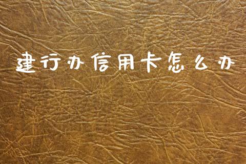 建行办信用卡怎么办_https://m.letulww.com_股指期货交易时间_第1张