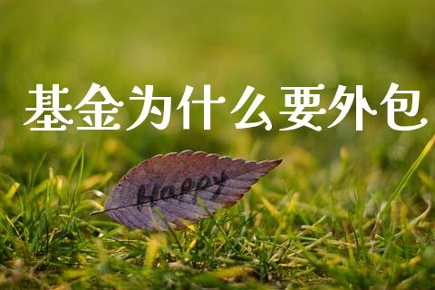 基金为什么要外包_https://m.letulww.com_期货开户保证金_第1张