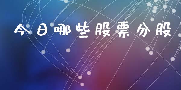今日哪些股票分股_https://m.letulww.com_期货交易策略_第1张
