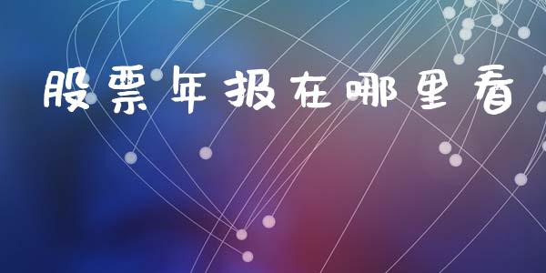 股票年报在哪里看_https://m.letulww.com_期货交易软件_第1张