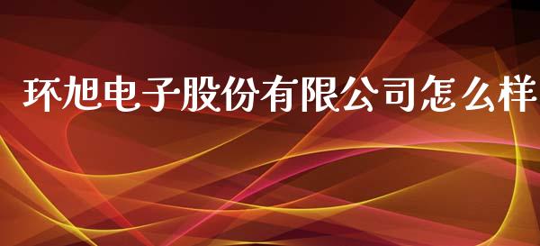 环旭电子股份有限公司怎么样_https://m.letulww.com_期货交易软件_第1张