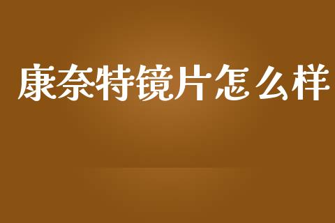 康奈特镜片怎么样_https://m.letulww.com_期货交易策略_第1张