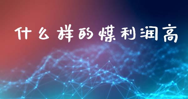 什么样的煤利润高_https://m.letulww.com_期货交易软件_第1张