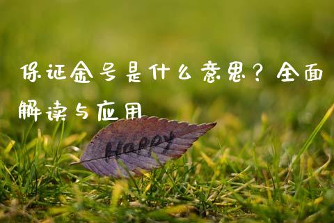 保证金号是什么意思？全面解读与应用_https://m.letulww.com_期货开户保证金_第1张