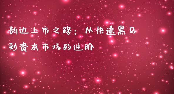 韵达上市之路：从快递黑马到资本市场的进阶_https://m.letulww.com_期货交易软件_第1张