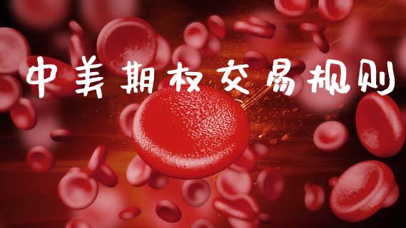 中美期权交易规则_https://m.letulww.com_股指期货交易时间_第1张