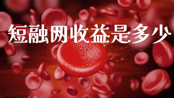 短融网收益是多少_https://m.letulww.com_期货交易软件_第1张