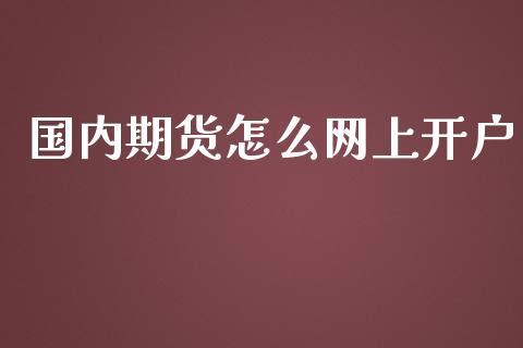 国内期货怎么网上开户_https://m.letulww.com_期货交易软件_第1张