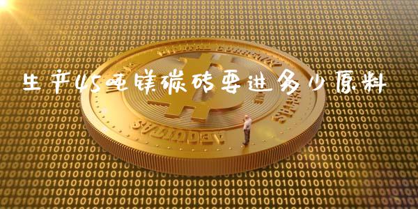 生产45吨镁碳砖要进多少原料_https://m.letulww.com_期货交易软件_第1张