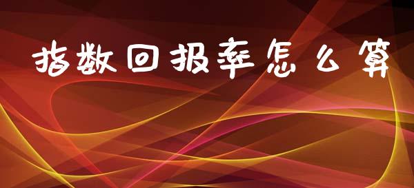 指数回报率怎么算_https://m.letulww.com_期货交易策略_第1张