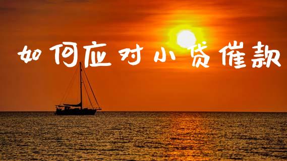 如何应对小贷催款_https://m.letulww.com_期货交易策略_第1张