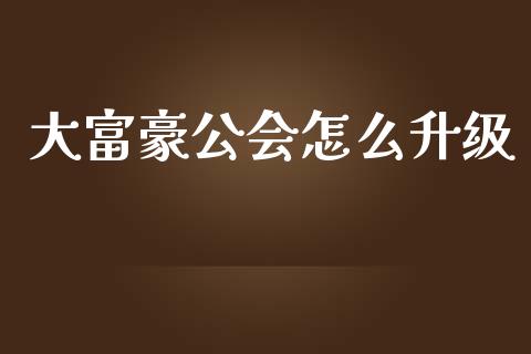 大富豪公会怎么升级_https://m.letulww.com_股指期货交易时间_第1张
