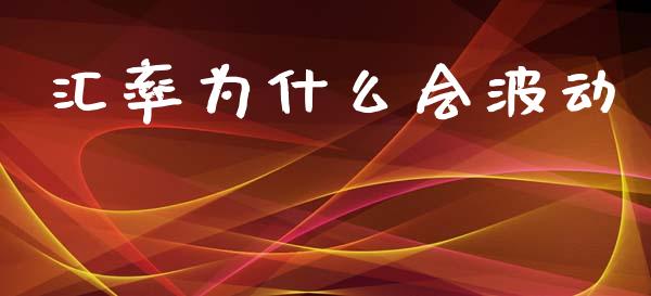 汇率为什么会波动_https://m.letulww.com_期货开户保证金_第1张