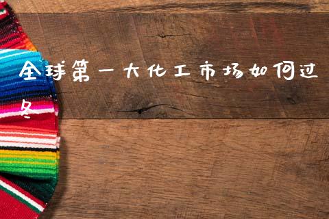 全球第一大化工市场如何过冬_https://m.letulww.com_期货交易软件_第1张
