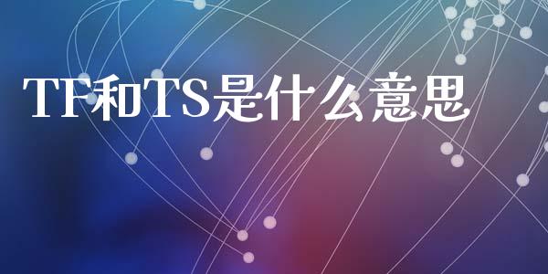 TF和TS是什么意思_https://m.letulww.com_期货交易策略_第1张