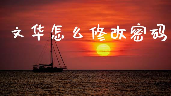 文华怎么修改密码_https://m.letulww.com_期货交易策略_第1张