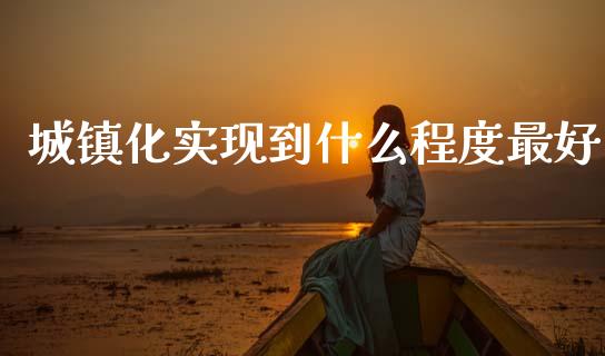 城镇化实现到什么程度最好_https://m.letulww.com_期货开户保证金_第1张