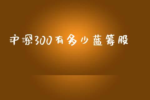 沪深300有多少蓝筹股_https://m.letulww.com_期货开户保证金_第1张