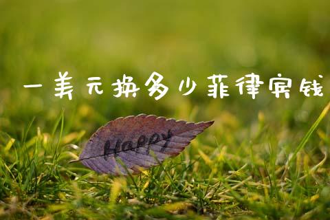 一美元换多少菲律宾钱_https://m.letulww.com_期货开户保证金_第1张
