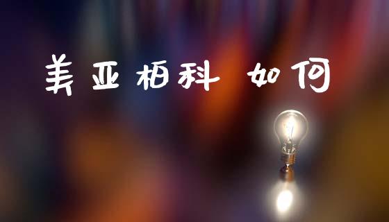 美亚柏科 如何_https://m.letulww.com_期货开户保证金_第1张
