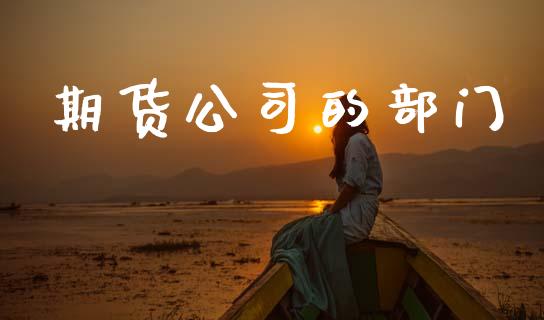 期货公司的部门_https://m.letulww.com_期货开户保证金_第1张