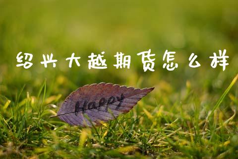 绍兴大越期货怎么样_https://m.letulww.com_期货交易策略_第1张